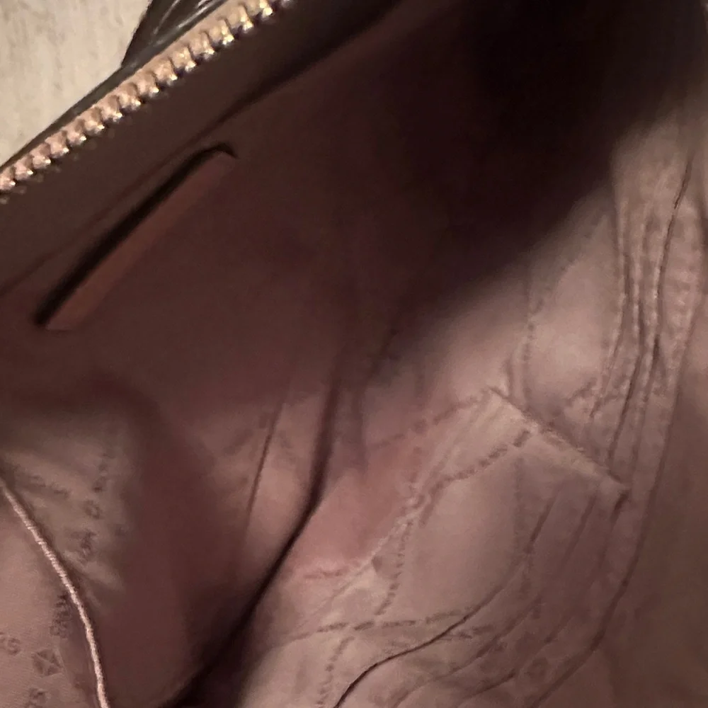 Michael Kors Dusty Pink Studded Leather Wristlet Clutch